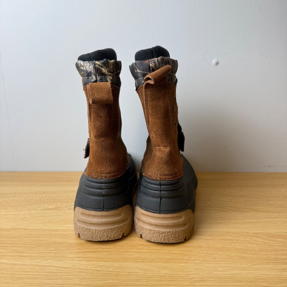Ozark Trail Suede Winter Duck Boots Mens Size 5 Gorpcore Hunting Camo Hiking - Picture 4 of 12